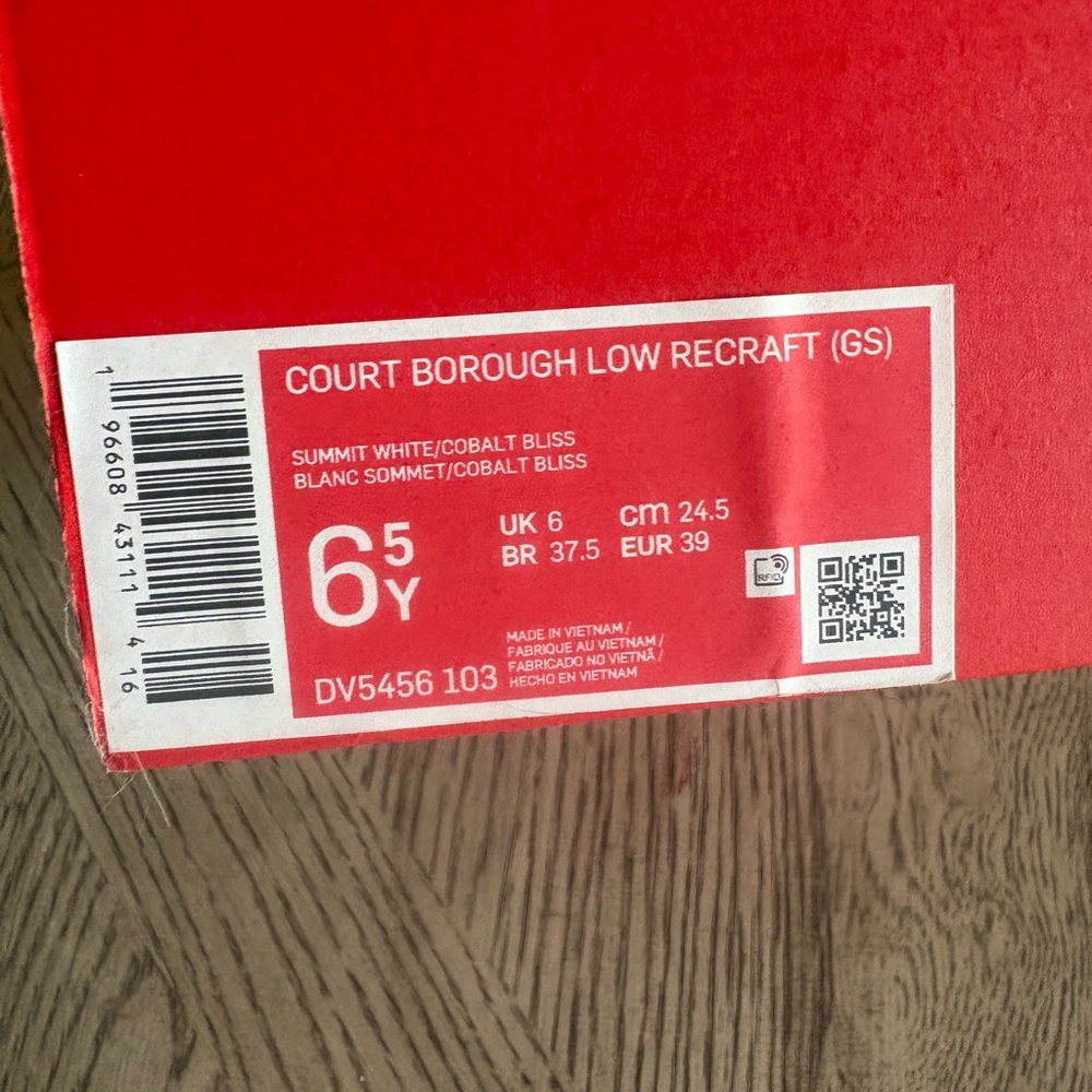 NEW Nike Kids Court Borough Low Recraft - Picture 15 of 15